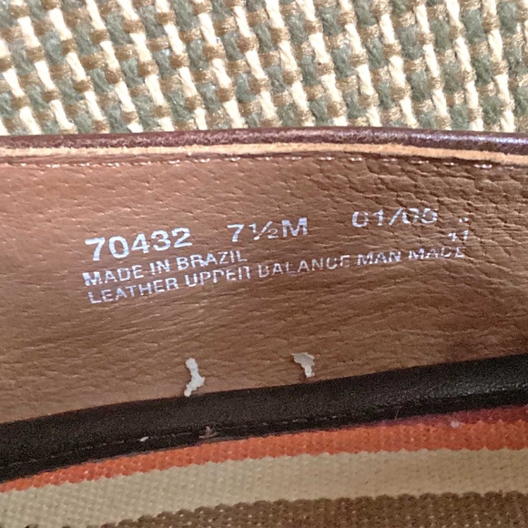 Clarks Mary Jane Slip-Ons Brown Leather 7.5 EUC - Picture 8 of 9